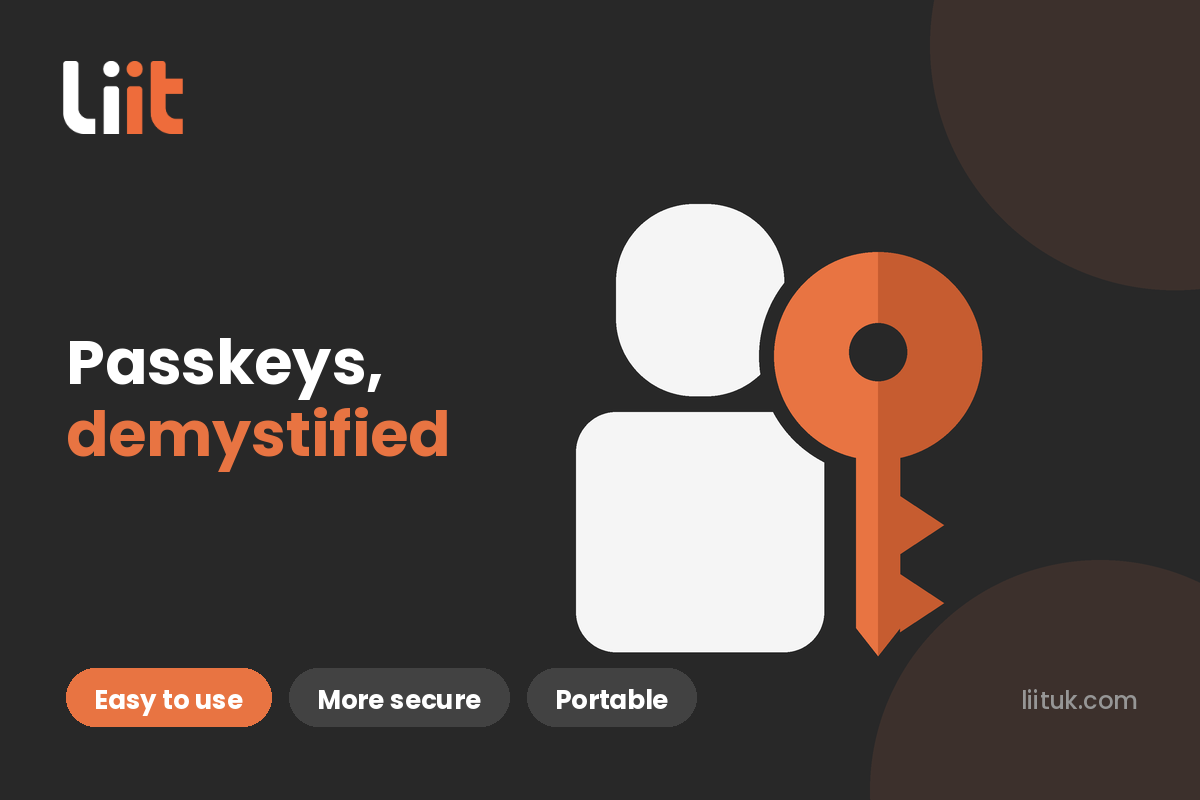 What is a passkey - explained by Liit