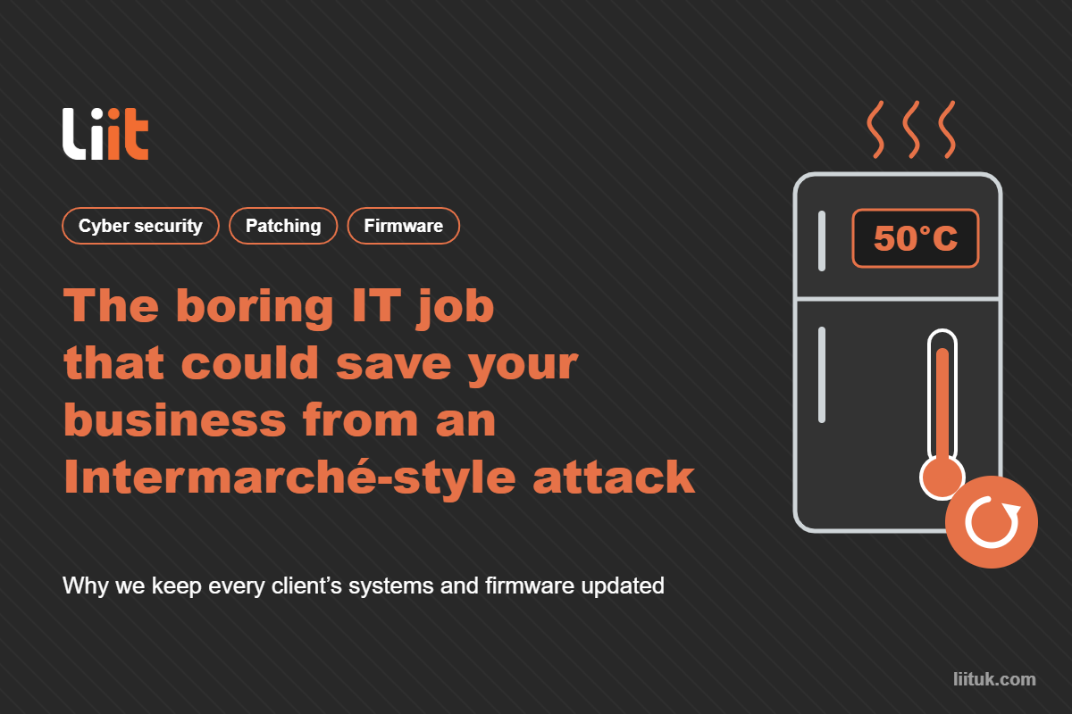 Intermarché cyberattack: why firmware updates matter - Liit